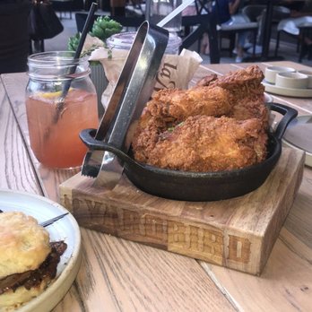 Yardbird - Biscuits were good, poor quality fried chicken and okra that's completely doused in salt - Southern Near Me - Dallas, Texas Yardbird - Biscuits were good, poor quality fried chicken and okra that's completely doused in salt - Southern Near Me - Dallas, Texas