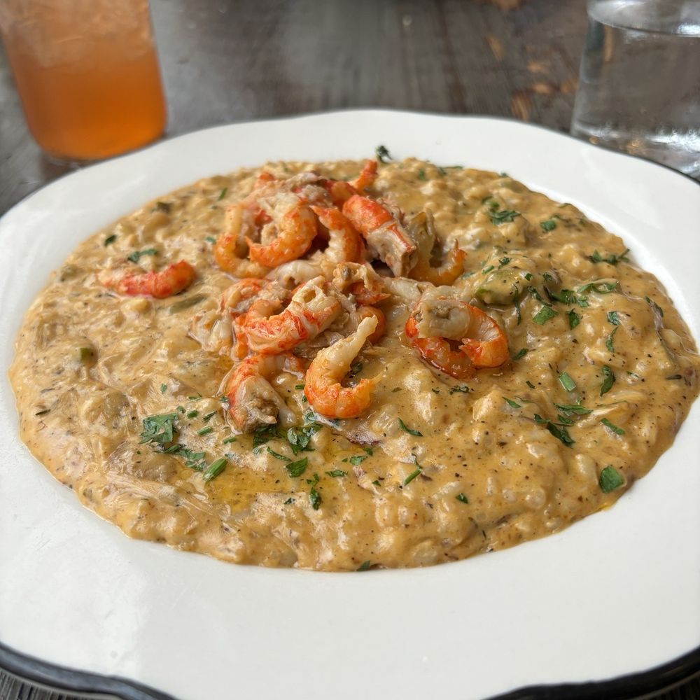 Creamy Crawfish Creole Risotto