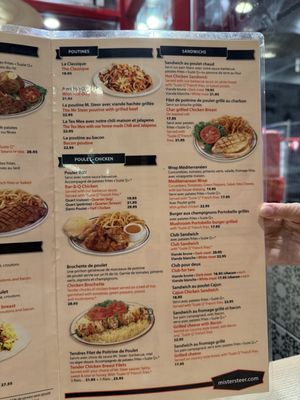 Mister Steer - Dejeuner - Burgers Poutine Steak - Dessert - Delivery/Livraison by null