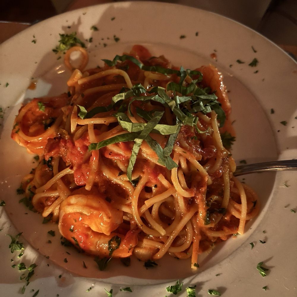 Shrimp spaghetti Shrimp spaghetti