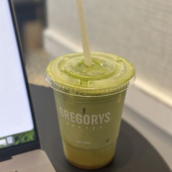 Gregorys Coffee - Iced Salted Caramel Matcha - Coffee & Tea Near Me - Palo Alto, California Gregorys Coffee - Iced Salted Caramel Matcha - Coffee & Tea Near Me - Palo Alto, California