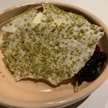 Kismet - Pavlova - mulberries, whipped labneh, merengue, pistachios - Mediterranean Near Me - Los Angeles, California