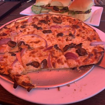 Stout NYC - Individual Cheese Pizza Mini Burger - Irish Near Me - New York, New York Stout NYC - Individual Cheese Pizza Mini Burger - Irish Near Me - New York, New York