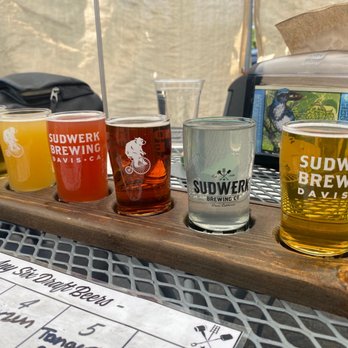 Sudwerk Brewing Co - Flight - Breweries Near Me - Davis, California Sudwerk Brewing Co - Flight - Breweries Near Me - Davis, California