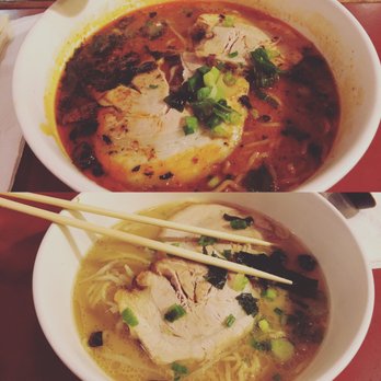 Tampopo Restaurant - Spicey and reg tampopo ramen. - Sushi Bars Near Me - Gardena, California