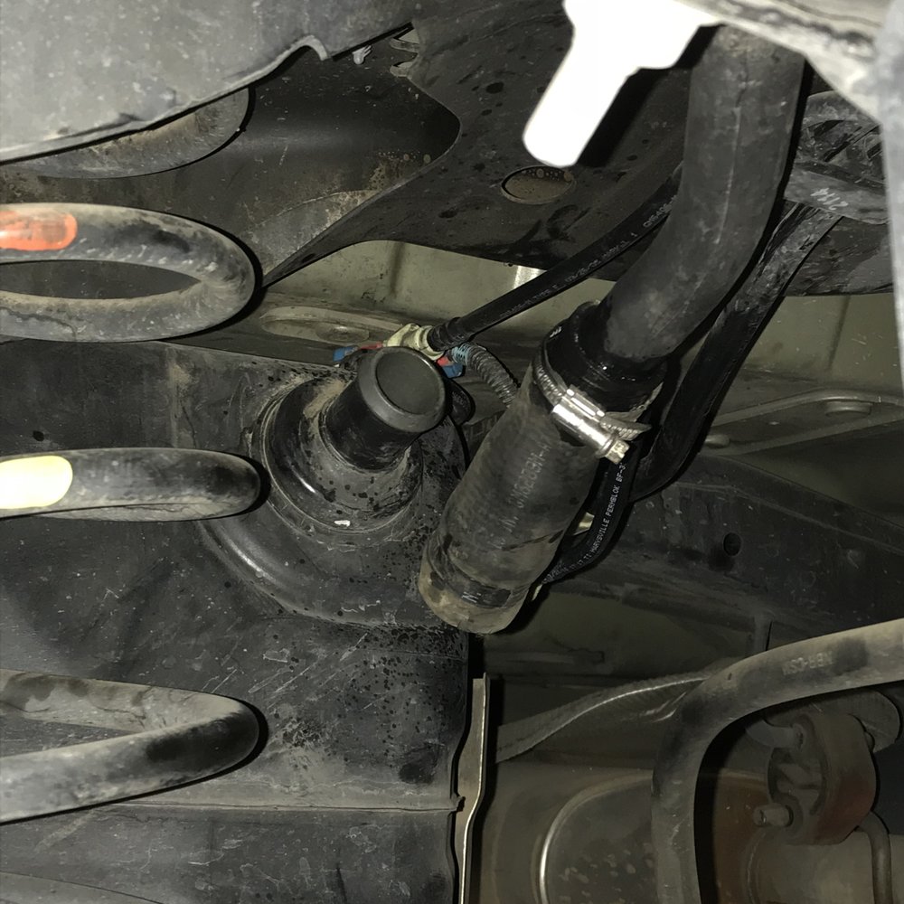 The Auto Shop - Picture of Gas Tank disconnect taken by Automotive Dynamics when vehicle towed in for diagnosis. - Auto Repair Near Me - Phoenix, Arizona