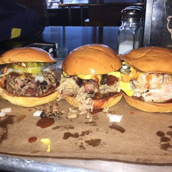Stack City BBQ & Beer - Slider Trio - Barbeque Near Me - Austin, Texas Stack City BBQ & Beer - Slider Trio - Barbeque Near Me - Austin, Texas
