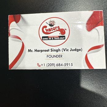 Chatore Indian cuisine - Business card - Indian Near Me - Fresno, California Chatore Indian cuisine - Business card - Indian Near Me - Fresno, California