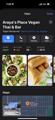 Araya's Vegetarian Place by null