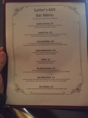 Menu photo 7 Sutter's Mill Restaurant Simi Valley, CA