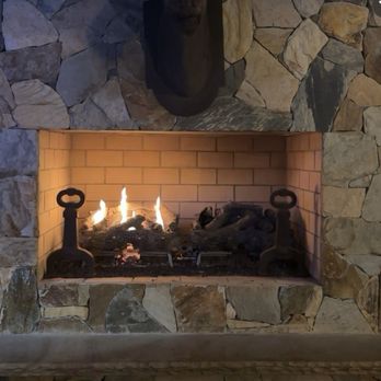 CharBar No 7 - Beautiful fireplace in heated patio room - Seafood Near Me - Greensboro, North Carolina CharBar No 7 - Beautiful fireplace in heated patio room - Seafood Near Me - Greensboro, North Carolina