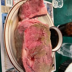 Pine Tree Supper Club - King cut prime rib.
