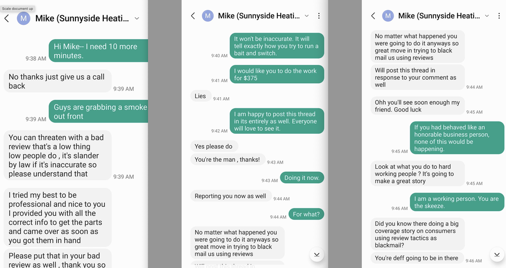 Slide of Sunnyside Heating and Plumbing Services