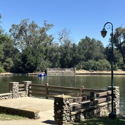 Paddle boat area