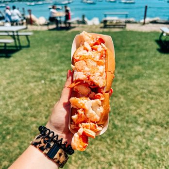 Abbott's Lobster In the Rough - Hot Lobster Roll - Seafood Near Me - Noank, Connecticut