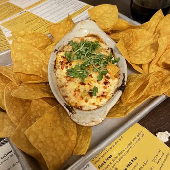 Route 66 Restaurant - Lobster dip & chips were amazing! - Seafood Near Me - Bar Harbor, Maine
