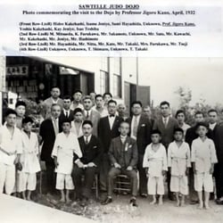Sawtelle Judo Dojo - Kano Sensei. well-dressed gentleman seated in the front row, visited our school back in early 1930's at the Japanese Institute of Sawtelle.