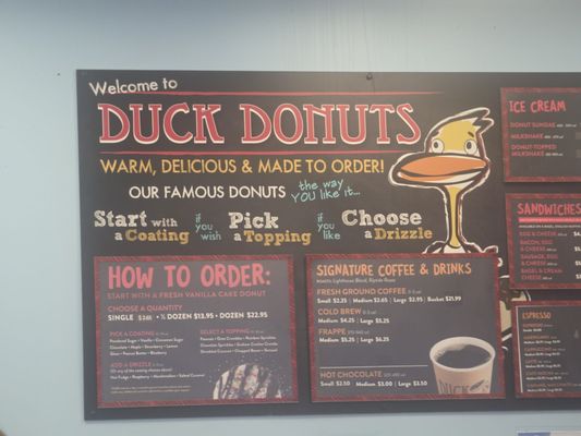 Menu photo 1 Duck Donuts Virginia Beach, VA Menu photo 1 Duck Donuts Virginia Beach, VA