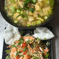 Viet Kitchen - Pho chicken and shrimp salad