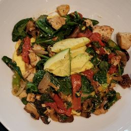 Chicken Veggie Omelette