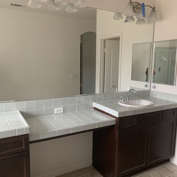 JMJ Remodeling Experts - Vanity before renovation - General Contractors Near Me - Ontario, California