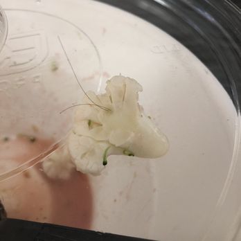 Original ChopShop - How does hair get into a piece of cauliflower?? Soooo gross!! - New American Near Me - Phoenix, Arizona