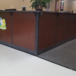 Front desk area