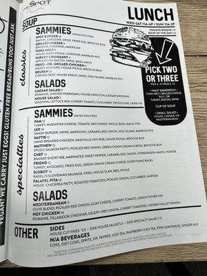 Menu photo 1 The Spot On Lakeshore Mentor, OH Menu photo 1 The Spot On Lakeshore Mentor, OH
