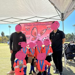 Soccer banner. They created the design with basic info i provided. Everyone loved it.