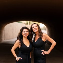Bronze Buddha Glow - The Dynamic Duo! Our BBG owner, Sonya, and co-worker, Vicki. Glows done by each other haha ;)