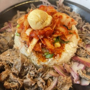 Sizzling Lunch - Beef kimchi rice - Japanese Near Me - San Jose, California Sizzling Lunch - Beef kimchi rice - Japanese Near Me - San Jose, California