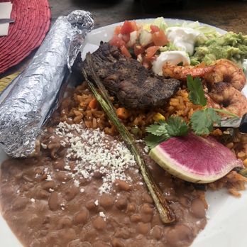 Barra Barra - Carne Asada & Camaron Platter* with corn tortilla - Mexican Near Me - San Diego, California Barra Barra - Carne Asada & Camaron Platter* with corn tortilla - Mexican Near Me - San Diego, California