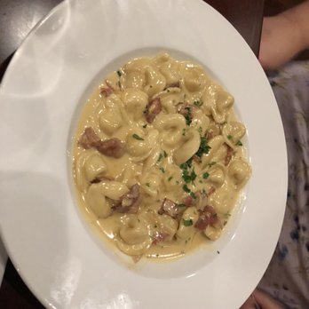 TreMonte Restaurant & Bar - Tortellini, Prosciutto, Caramelized Onion Sautéed with a cream sauce - Italian Near Me - Boston, Massachusetts TreMonte Restaurant & Bar - Tortellini, Prosciutto, Caramelized Onion Sautéed with a cream sauce - Italian Near Me - Boston, Massachusetts