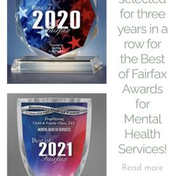 HopeSpring Child & Family Clinic - Awards!