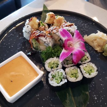 Kawa Japanese Restaurant - Chicken tempura & cucumber roll with spicy mayo - Japanese Near Me - Milwaukee, Wisconsin