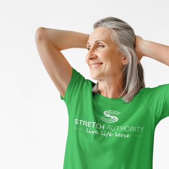 Stretch Authority - Happy woman stretching - Fitness & Instruction Near Me - Phoenix, Arizona