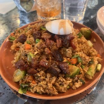Pink Tiger - Bacon and Brussels fried rice - Asian Fusion Near Me - Washington, DC, District of Columbia Pink Tiger - Bacon and Brussels fried rice - Asian Fusion Near Me - Washington, DC, District of Columbia