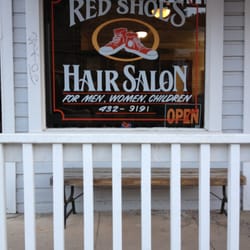 Red Shoes Hair Salon - Seriously. How can you not love a salon with this marquee?