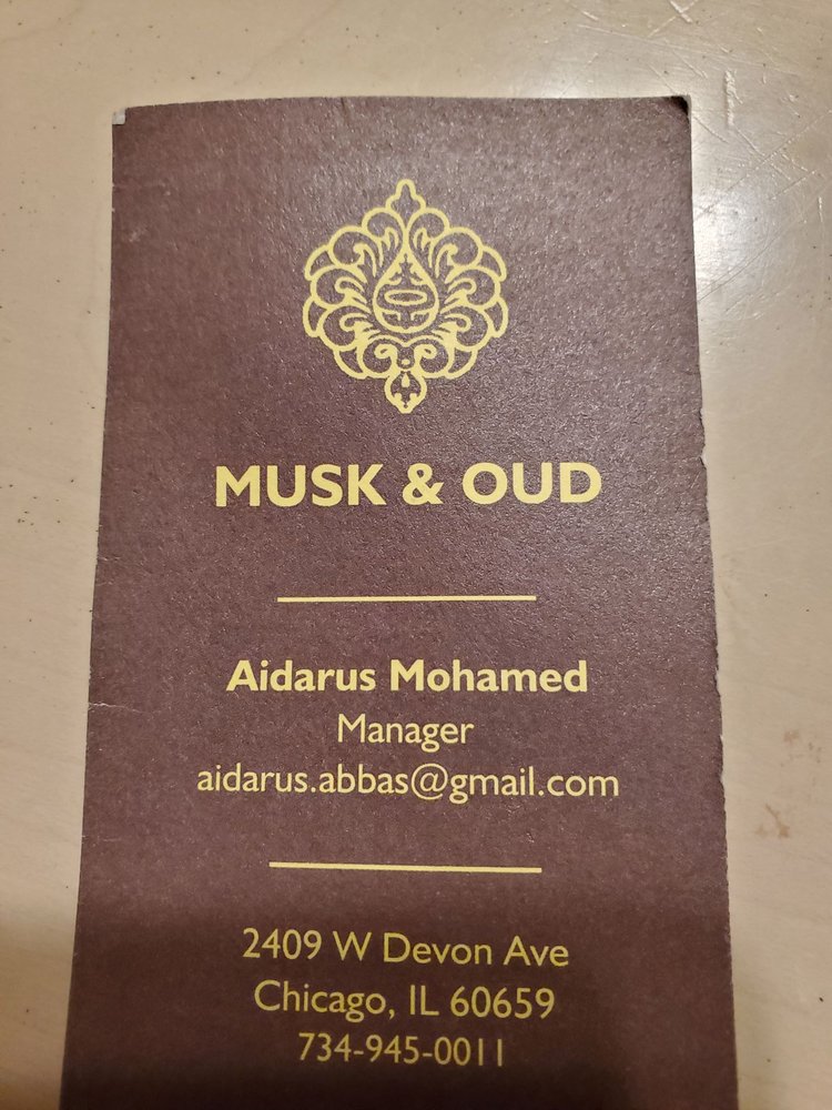 MUSK & OUD Updated June 2024 2409 W Devon Ave, Chicago, Illinois