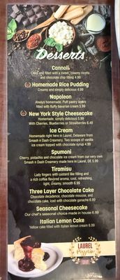 Menu photo 1 Laurel Pizzeria Laurel, DE