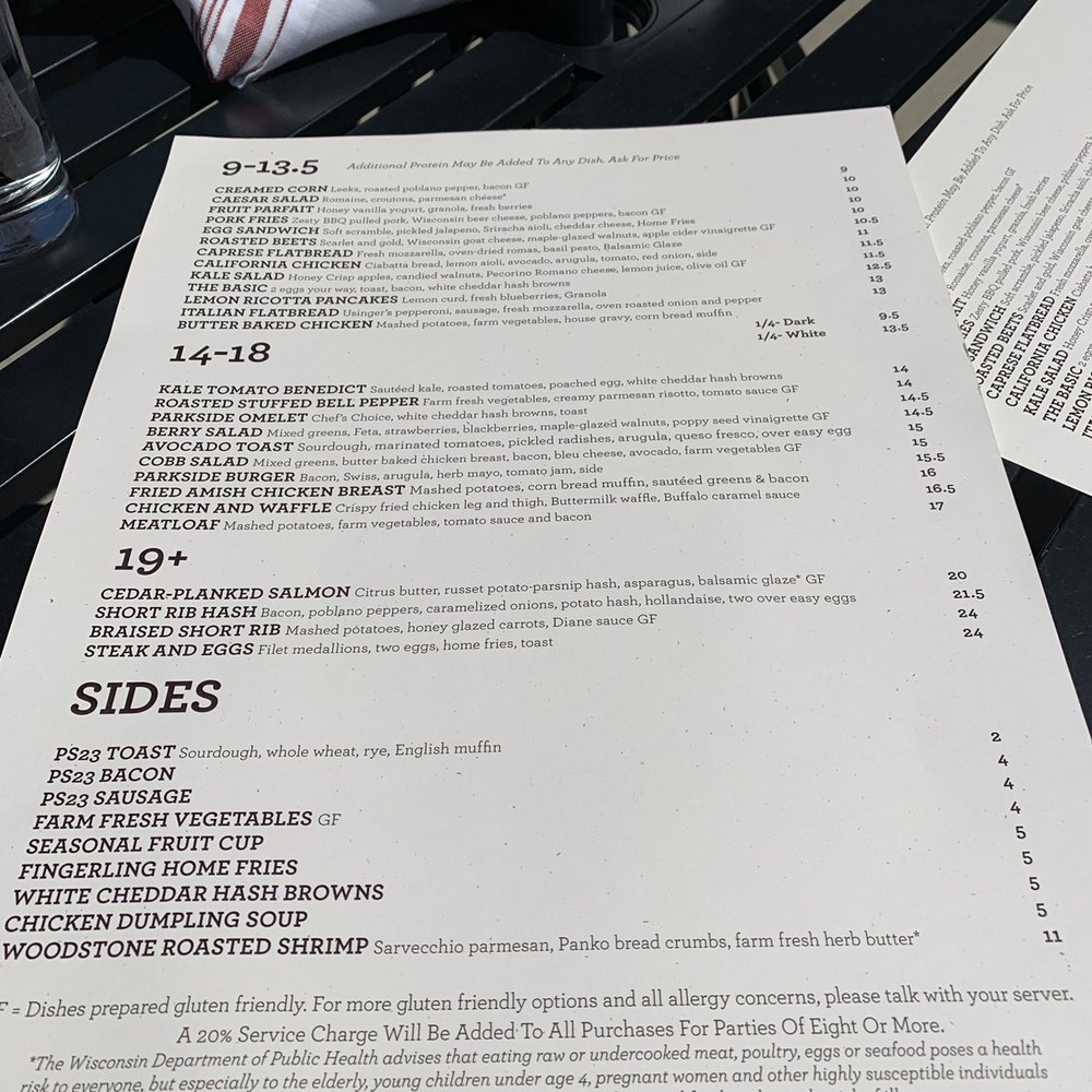 Parkside 23 - New American Near Me - Brookfield, Wisconsin