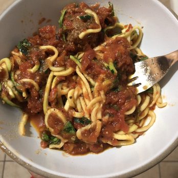 Kitava - Zoodles with meatballs - so delicious! - Gluten-Free Near Me - San Francisco, California Kitava - Zoodles with meatballs - so delicious! - Gluten-Free Near Me - San Francisco, California