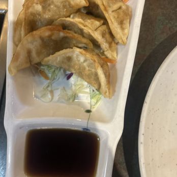 Ninja Japanese Restaurant - Gyoza minus two. Couldn't wait - Japanese Near Me - Chandler, Arizona