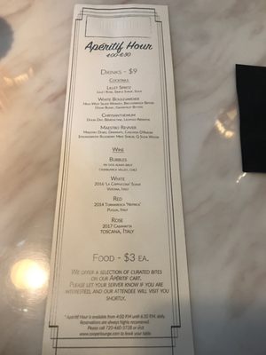 Menu photo 6 The Cooper Lounge Denver, CO