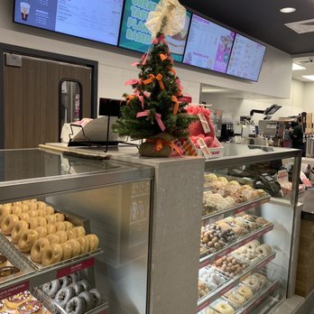 Dunkin' -  a christmas tree in a donut shop - Donuts Near Me - Erwin, Tennessee