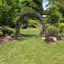 Part of the walk through gardens.