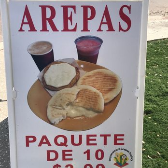 Empanadas & Arepas Factory - a sign for arepass - Colombian Near Me - Tampa, Florida Empanadas & Arepas Factory - a sign for arepass - Colombian Near Me - Tampa, Florida