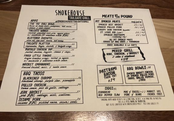 Menu photo 2 Smokehouse Tailgate Grill - Mamaroneck Mamaroneck, NY Menu photo 2 Smokehouse Tailgate Grill - Mamaroneck Mamaroneck, NY
