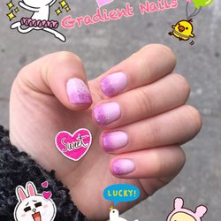 Gradient nails by my amazing manicurist! She's great at what she does!
