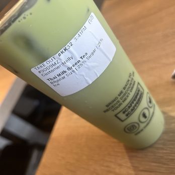 CAFFE:iN - Thai Milk Green Tea - Coffee & Tea Near Me - Union City, California